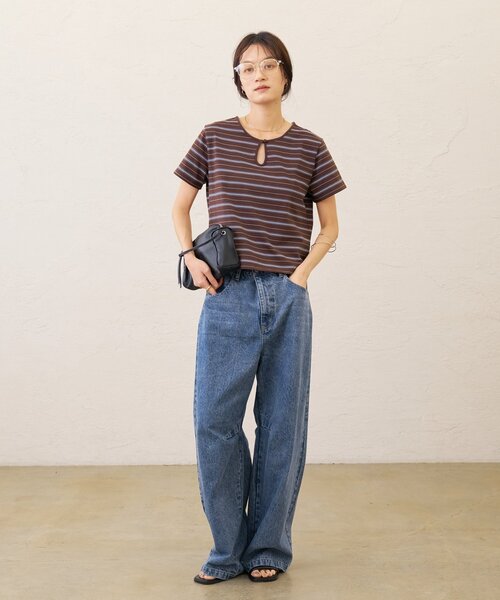 Omekashi（オメカシ）の「バレルデニム（デニムパンツ・レディース・ネイビー/ブルー・36/38）」の15枚目の写真