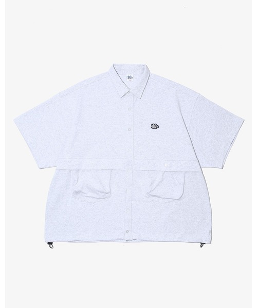 KEBOZ(ケボズ)の「EFG WAPPEN TENJIKU S/S BALL SHIRT(シャツ/ブラウス・メンズ・ブラック/アッシュグレー/ネイビー/ホワイト・M/L/XL)」の3枚目の写真