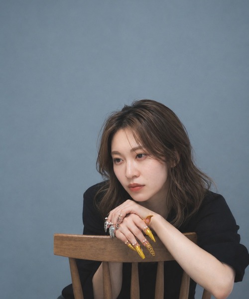 O1Jewerly(オーワンジュエリー)の「【O1jewelry オーワンジュエリー】 レディースリング シルバー925 淡水パール ファランジリング ネイルリング(リング・レディース・ピンクゴールド/シルバー/ゴールド・S)」の5枚目の写真