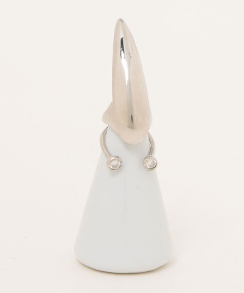 O1Jewerly(オーワンジュエリー)の「【O1jewelry オーワンジュエリー】 レディースリング シルバー925 淡水パール ファランジリング ネイルリング(リング・レディース・ピンクゴールド/シルバー/ゴールド・S)」の15枚目の写真