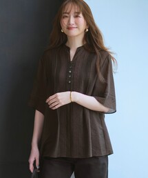 【WEB&一部店舗限定】はしごレース シアー トップス