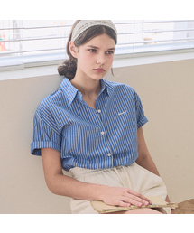 Nover stripe half shirt_2 Colors