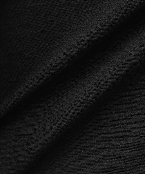 NAVY(ネイビー)の「【SARARI /サラリ】冷感 シフォン使い スキッパーネック シボ生地 UVカット DRY プルオーバー(Tシャツ/カットソー・レディース・ブラック/ターコイズブルー/グレイッシュベージュ/オフホワイト・L/M)」の8枚目の写真