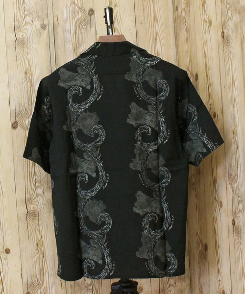 AVIREX(アヴィレックス)の「ALOHA SHIRT 'KOMAINU'(シャツ/ブラウス・メンズ・ライトグレー/グレー/ブラック・XXL/XL/M/L)」の5枚目の写真
