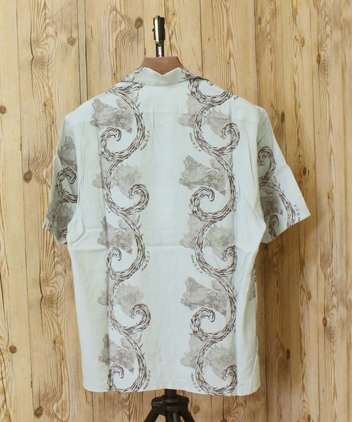 AVIREX(アヴィレックス)の「ALOHA SHIRT 'KOMAINU'(シャツ/ブラウス・メンズ・ライトグレー/グレー/ブラック・XXL/XL/M/L)」の8枚目の写真