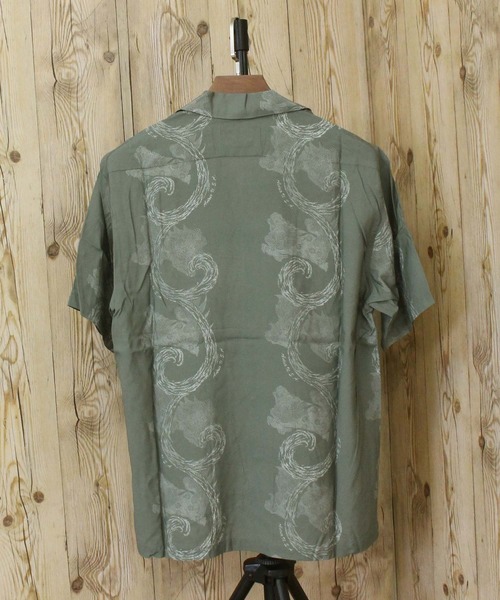AVIREX(アヴィレックス)の「ALOHA SHIRT 'KOMAINU'(シャツ/ブラウス・メンズ・ライトグレー/グレー/ブラック・XXL/XL/M/L)」の11枚目の写真