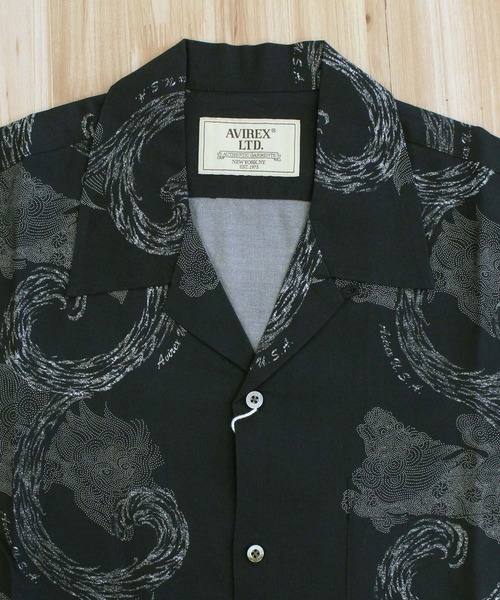 AVIREX(アヴィレックス)の「ALOHA SHIRT 'KOMAINU'(シャツ/ブラウス・メンズ・ライトグレー/グレー/ブラック・XXL/XL/M/L)」の13枚目の写真