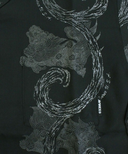 AVIREX(アヴィレックス)の「ALOHA SHIRT 'KOMAINU'(シャツ/ブラウス・メンズ・ライトグレー/グレー/ブラック・XXL/XL/M/L)」の14枚目の写真