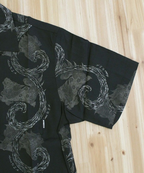AVIREX(アヴィレックス)の「ALOHA SHIRT 'KOMAINU'(シャツ/ブラウス・メンズ・ライトグレー/グレー/ブラック・XXL/XL/M/L)」の15枚目の写真