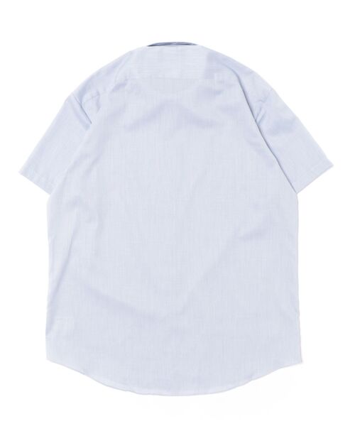 TOKYO SHIRTS(トウキョウシャツ)の「【吸水速乾】 形態安定ノンアイロン ボタンダウン 半袖ビジネスワイシャツ (大きいサイズ)(ビジネスシャツ・メンズ・ブルー・首回り47cm/首回り45cm)」の7枚目の写真