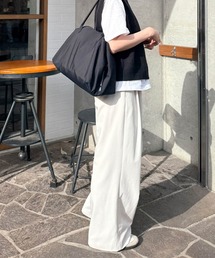 ISOOK | マルチポケットナイロンビッグトートバッグ(eri. select) / ショルダーバッグ 旅行バッグ マザーズバッグ 通勤 通学 A4(ハンドバッグ)