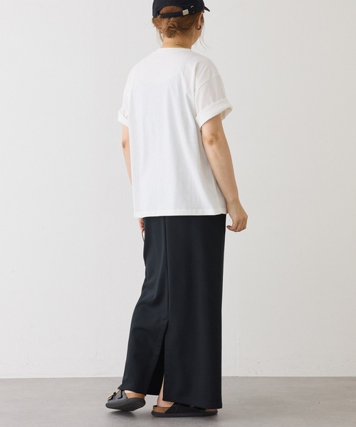PUAL CE CIN（ピュアルセシン）の「レディーフォトプリントTシャツ（Tシャツ/カットソー・レディース・オフホワイト/グレー・FREE）」の6枚目の写真