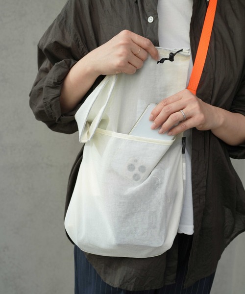 STANDARD SUPPLY(スタンダードサプライ)の「スタンダードサプライ / REGII PAPER RIP レジー ペーパーリップ / DRAW STRING SHOULDER ドローストリングショルダー(ショルダーバッグ・レディース・オレンジ/グレー/ブラック/アイボリー・FREE)」の18枚目の写真