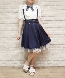 紫陽花柄プリントチュールスカート（スカート）｜axes femme POETIQUE