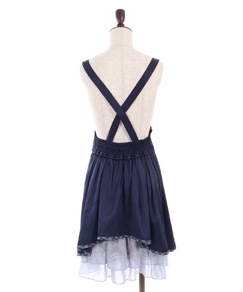 axes femme POETIQUE（アクシーズファムポエティック）の「サス付きバックフリルＳＫ（スカート・レディース・ブラック/ピンク/ネイビー・MEDIUM）」の18枚目の写真