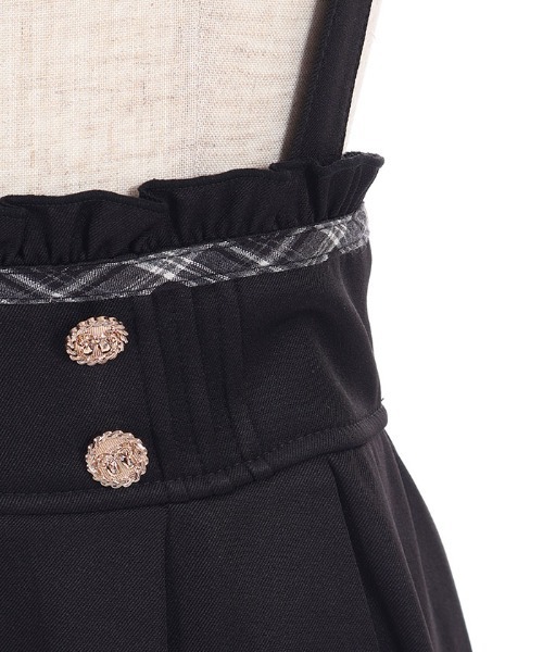 axes femme POETIQUE（アクシーズファムポエティック）の「サス付きバックフリルＳＫ（スカート・レディース・ブラック/ピンク/ネイビー・MEDIUM）」の4枚目の写真