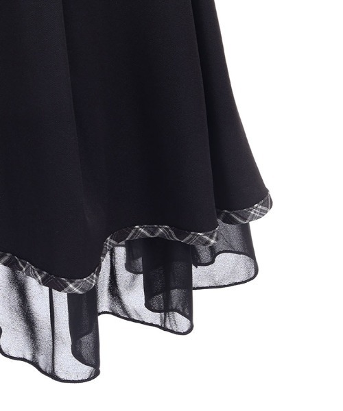 axes femme POETIQUE（アクシーズファムポエティック）の「サス付きバックフリルＳＫ（スカート・レディース・ブラック/ピンク/ネイビー・MEDIUM）」の5枚目の写真
