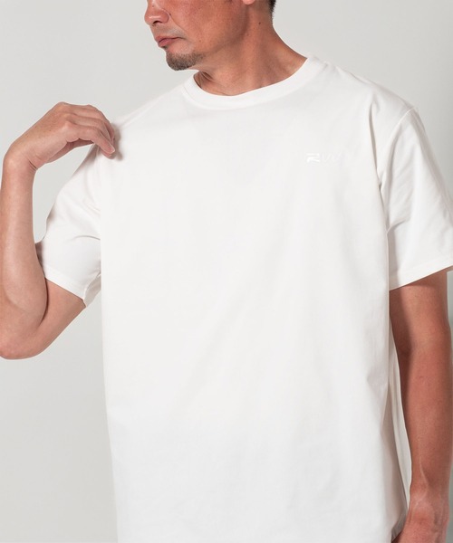BAYBLO(ベイブロ)の「(SA) ドライ ストレッチ ロゴ 半袖 Tシャツ(Tシャツ/カットソー・メンズ・ホワイト/ネイビー/チャコールグレー/ブラック・M/L/LL)」の2枚目の写真