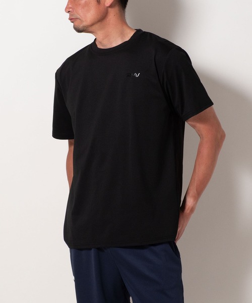 BAYBLO(ベイブロ)の「(SA) ドライ ストレッチ ロゴ 半袖 Tシャツ(Tシャツ/カットソー・メンズ・ホワイト/ネイビー/チャコールグレー/ブラック・M/L/LL)」の6枚目の写真