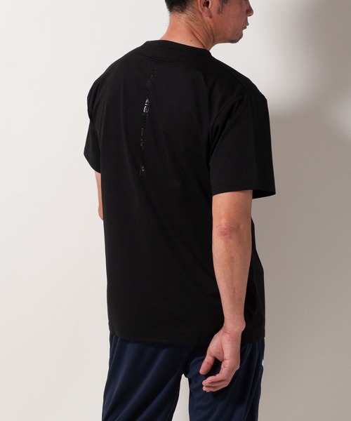 BAYBLO(ベイブロ)の「(SA) ドライ ストレッチ ロゴ 半袖 Tシャツ(Tシャツ/カットソー・メンズ・ホワイト/ネイビー/チャコールグレー/ブラック・M/L/LL)」の7枚目の写真