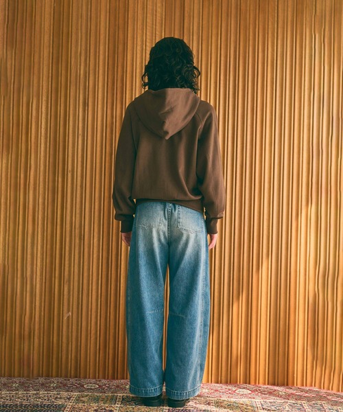 kha:ki（カーキ）の「「KHA:KI / カーキ」ZIP UP HOODIE（Tシャツ/カットソー・レディース・ピンク/ブラウン/アッシュグレー/ブラック・1/2）」の18枚目の写真