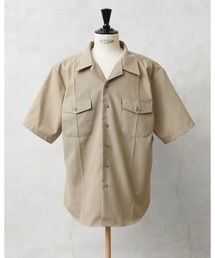 実物 新品 デッドストック 米軍 DSCP S/S サービス ドレスシャツ