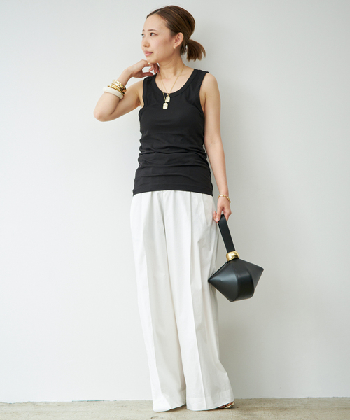 entire studios(エンタイアスタジオ)の「【ENTIRE STUDIOS / エンタイアスタジオ】 TANK TOP(Tシャツ/カットソー・レディース・チャコールグレー/ブラック・FREE)」の5枚目の写真