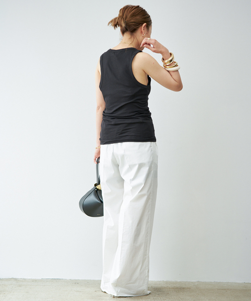 entire studios(エンタイアスタジオ)の「【ENTIRE STUDIOS / エンタイアスタジオ】 TANK TOP(Tシャツ/カットソー・レディース・チャコールグレー/ブラック・FREE)」の7枚目の写真