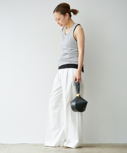 entire studios(エンタイアスタジオ)の「【ENTIRE STUDIOS / エンタイアスタジオ】 TANK TOP(Tシャツ/カットソー・レディース・チャコールグレー/ブラック・FREE)」の11枚目の写真