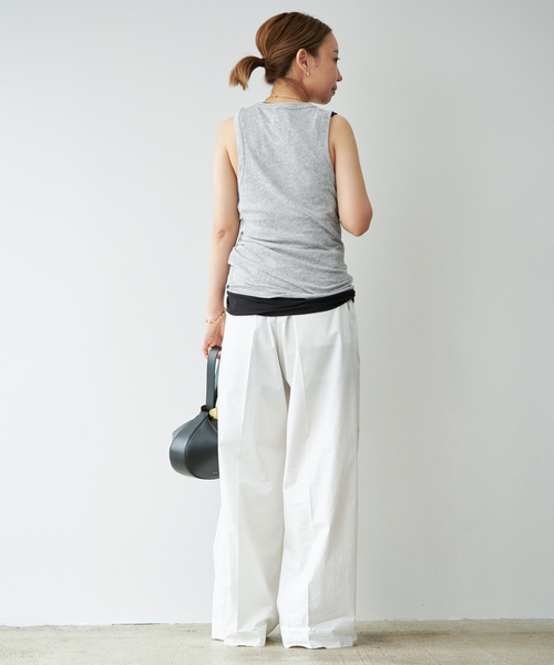 entire studios(エンタイアスタジオ)の「【ENTIRE STUDIOS / エンタイアスタジオ】 TANK TOP(Tシャツ/カットソー・レディース・チャコールグレー/ブラック・FREE)」の12枚目の写真