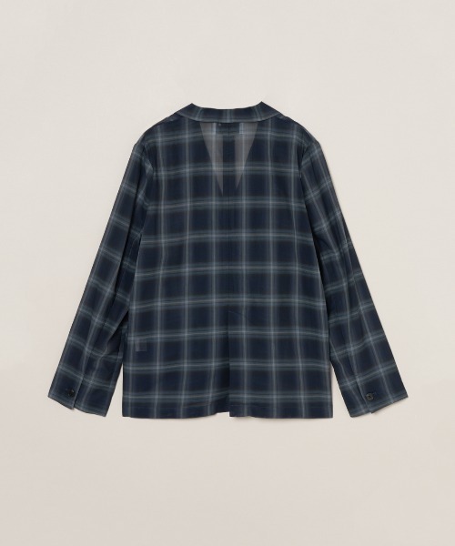 three dots（スリードッツ）の「シアーオンブレ ジャケット（テーラードジャケット・レディース・グレー系その他/ブルー系その他/ブラック/ブルー系その他2・SMALL）」の14枚目の写真