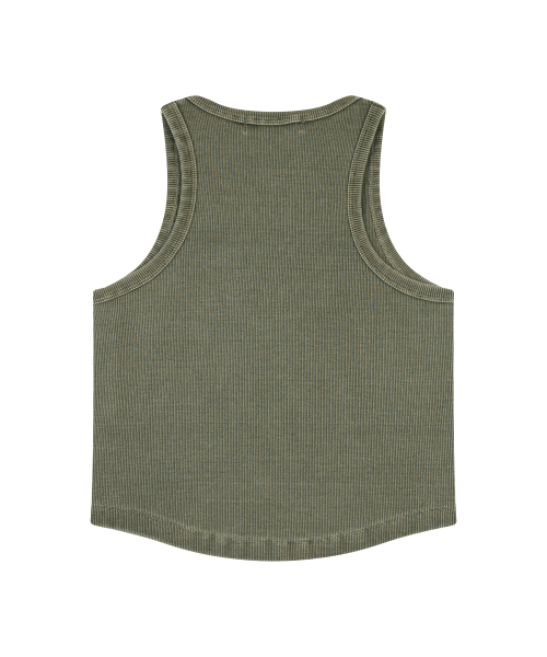 ORDINARY HOLIDAY（オーディナリー ホリデー）の「OPEN SIDE SLEEVELESS T-SHIRT [KHAKI]（Tシャツ/カットソー・レディース・その他・FREE）」の4枚目の写真