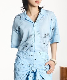 INDIA IS BEAUTIFUL（インディアイズビューティフル）の「【ROSE BUD別注】INDIA IS BEAUTIFUL/SHORT-SLEEVE PRINTED SHIRT（シャツ/ブラウス）」