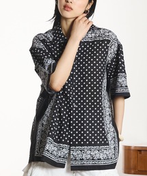 INDIA IS BEAUTIFUL | 【ROSE BUD別注】INDIA IS BEAUTIFUL/SHORT-SLEEVE PRINTED SHIRT(シャツ/ブラウス)