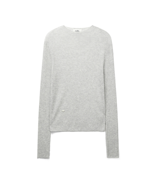COSTUMEOCLOCK WOMAN(カスタムオクロック ウーマン)の「リネンシースルーゴルジハーフネックニット5COLORCOWKT020(Tシャツ/カットソー・レディース・ライトグレー/スカイブルー/ブラック/ダークグリーン/アイボリー・F)」の12枚目の写真