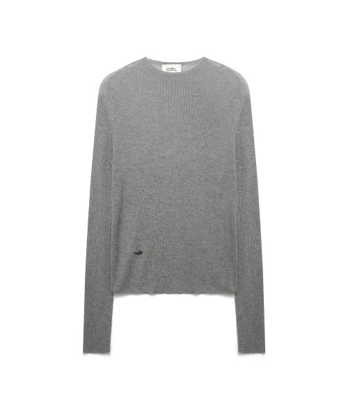 COSTUMEOCLOCK WOMAN(カスタムオクロック ウーマン)の「リネンシースルーゴルジハーフネックニット5COLORCOWKT020(Tシャツ/カットソー・レディース・ライトグレー/スカイブルー/ブラック/ダークグリーン/アイボリー・F)」の13枚目の写真