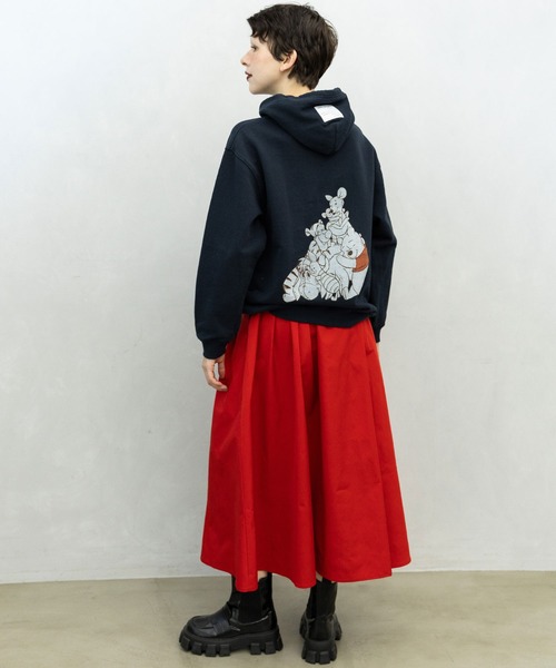 MARECHAL TERRE（マルシャルテル）の「POOH×MARECHAL TERRE 3（パーカー・レディース・ネイビー/グレイッシュベージュ/チャコールグレー/グレー・MEDIUM）」の12枚目の写真
