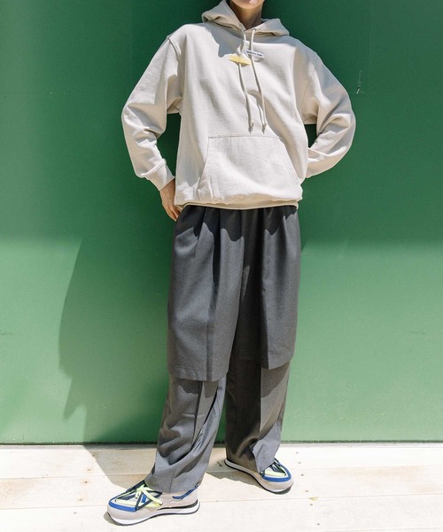 MARECHAL TERRE（マルシャルテル）の「POOH×MARECHAL TERRE 3（パーカー・レディース・ネイビー/グレイッシュベージュ/チャコールグレー/グレー・MEDIUM）」の14枚目の写真