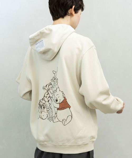 MARECHAL TERRE（マルシャルテル）の「POOH×MARECHAL TERRE 3（パーカー・レディース・ネイビー/グレイッシュベージュ/チャコールグレー/グレー・MEDIUM）」の17枚目の写真