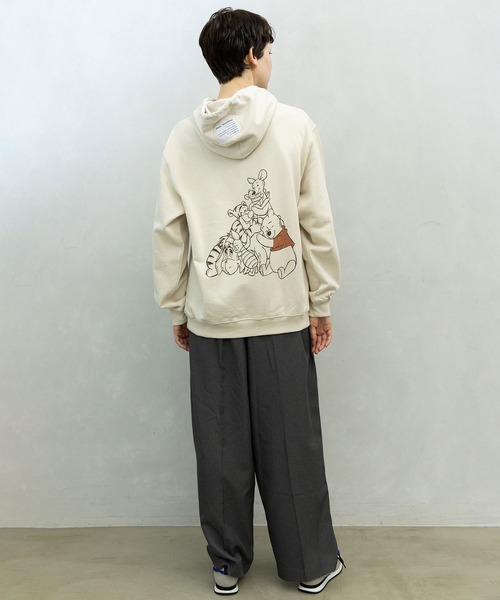 MARECHAL TERRE（マルシャルテル）の「POOH×MARECHAL TERRE 3（パーカー・レディース・ネイビー/グレイッシュベージュ/チャコールグレー/グレー・MEDIUM）」の22枚目の写真