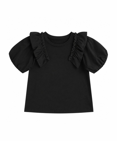 aimoha(アイモハ)の「パフスリーブTシャツ(Tシャツ/カットソー・レディース・ホワイト/ブラック・FREE)」の20枚目の写真