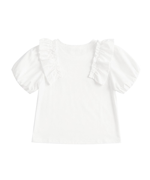 aimoha(アイモハ)の「パフスリーブTシャツ(Tシャツ/カットソー・レディース・ホワイト/ブラック・FREE)」の19枚目の写真