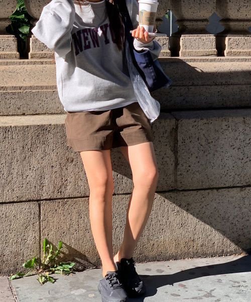 haag(ヘイグ)の「stitch shorts (brown)(その他パンツ・レディース・その他・FREE)」の4枚目の写真