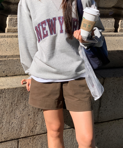 haag(ヘイグ)の「stitch shorts (brown)(その他パンツ・レディース・その他・FREE)」の5枚目の写真