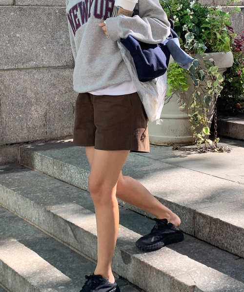 haag(ヘイグ)の「stitch shorts (brown)(その他パンツ・レディース・その他・FREE)」の10枚目の写真