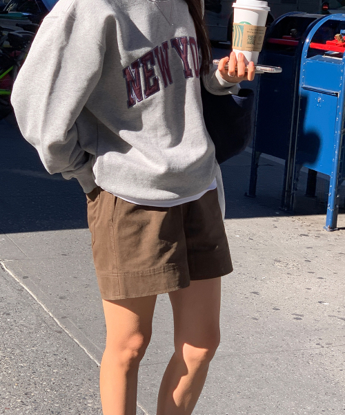haag(ヘイグ)の「stitch shorts (brown)(その他パンツ・レディース・その他・FREE)」の12枚目の写真