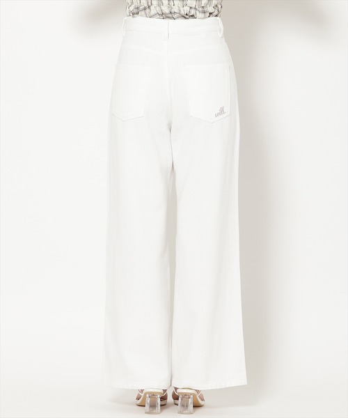 WILLSELECTION(ウィルセレクション)の「ダメージワイドデニムパンツ(その他パンツ・レディース・ブルー/オフホワイト・SMALL/MEDIUM)」の13枚目の写真