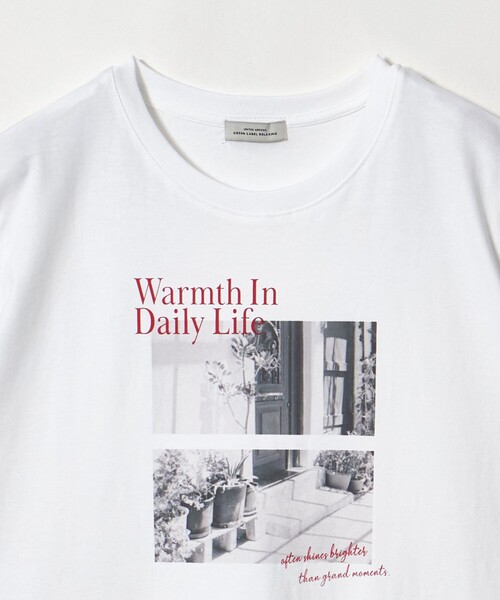 green label relaxing（グリーンレーベルリラクシング）の「アソートグラフィック ショートスリーブ TEE（Tシャツ/カットソー・レディース・その他2/その他1/ダークグレー・FREE）」の8枚目の写真
