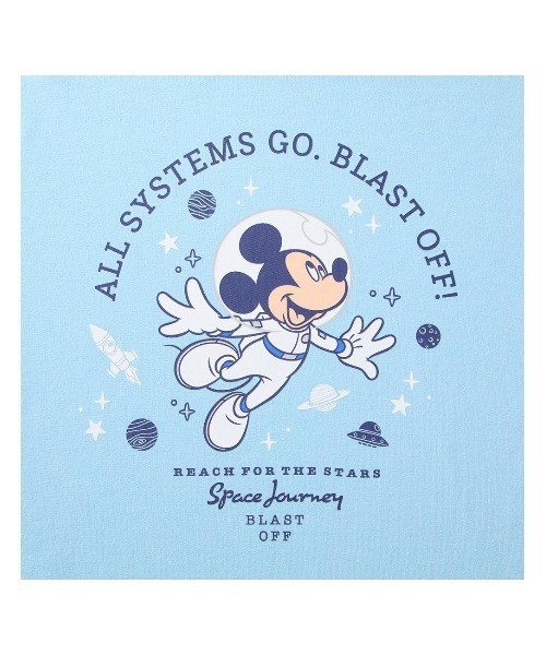 Disney(ディズニー)の「お腹の冷えを防ぐ!薄くて涼しい蓄光プリントパジャマ(選べるキャラクター)(ルームウェア/パジャマ・キッズ・ホワイト/ブルー・120/110/100/140/130)」の4枚目の写真