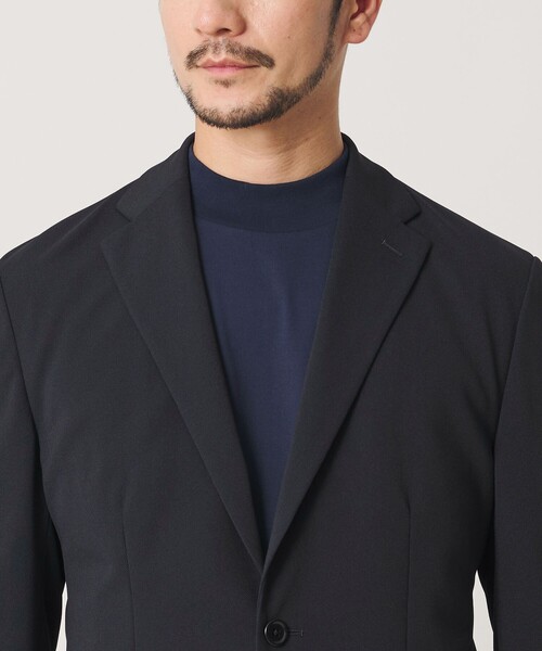 BEAUTY&YOUTH UNITED ARROWS(ビューティーアンドユースユナイテッドアローズ)の「【WEB限定 WARDROBE SMART】エアリーピケ ジャージ 2B ジャケット(テーラードジャケット・メンズ・ダークグレー/ネイビー・S/M/L/XL)」の11枚目の写真